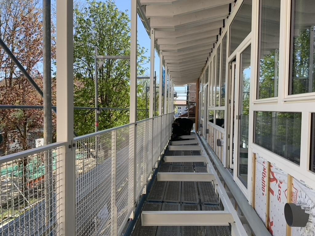 Der Kindergarten nimmt langsam Konturen an...